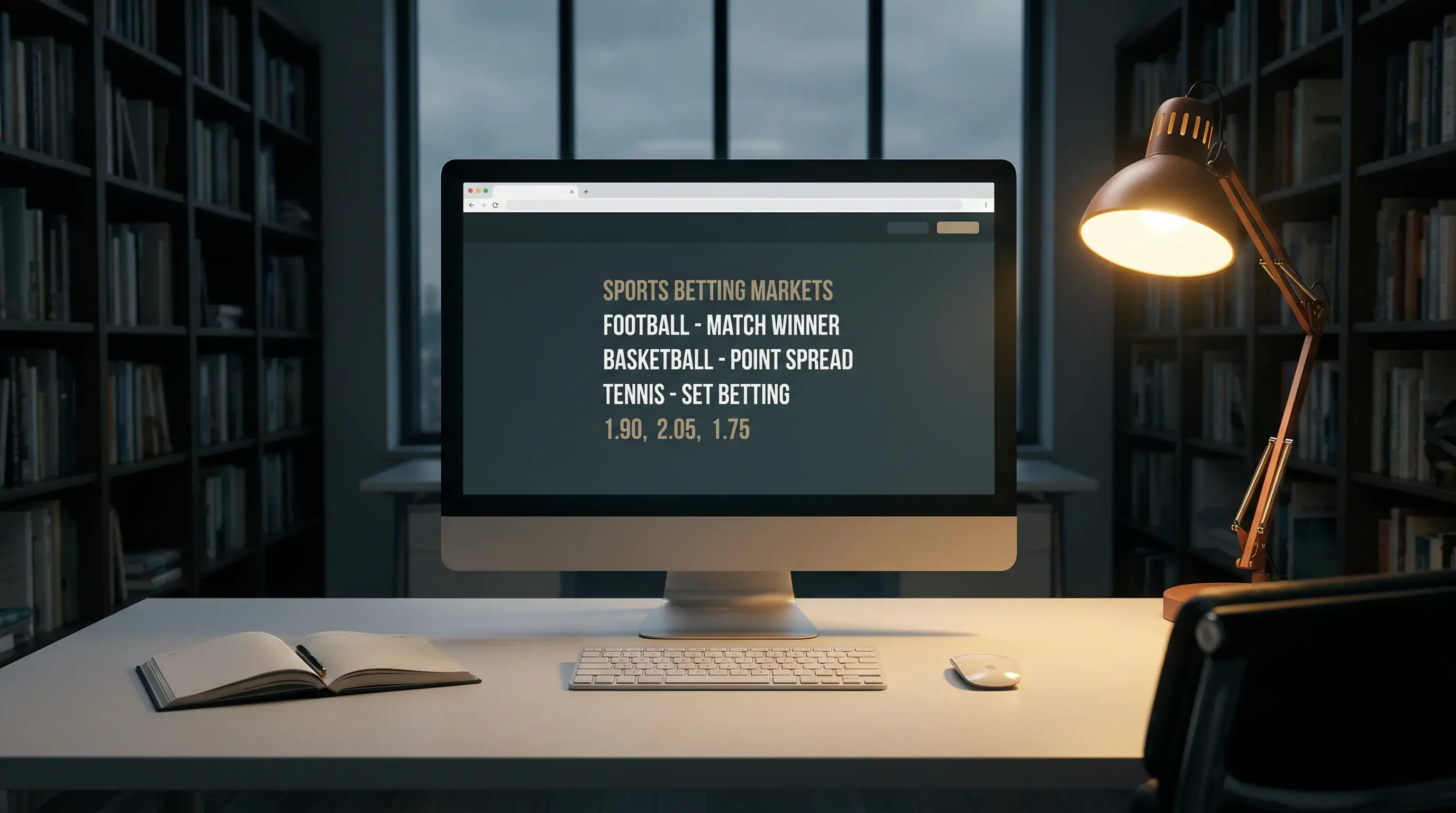 Betting odds displayed on a screen showing limited EIHL market options