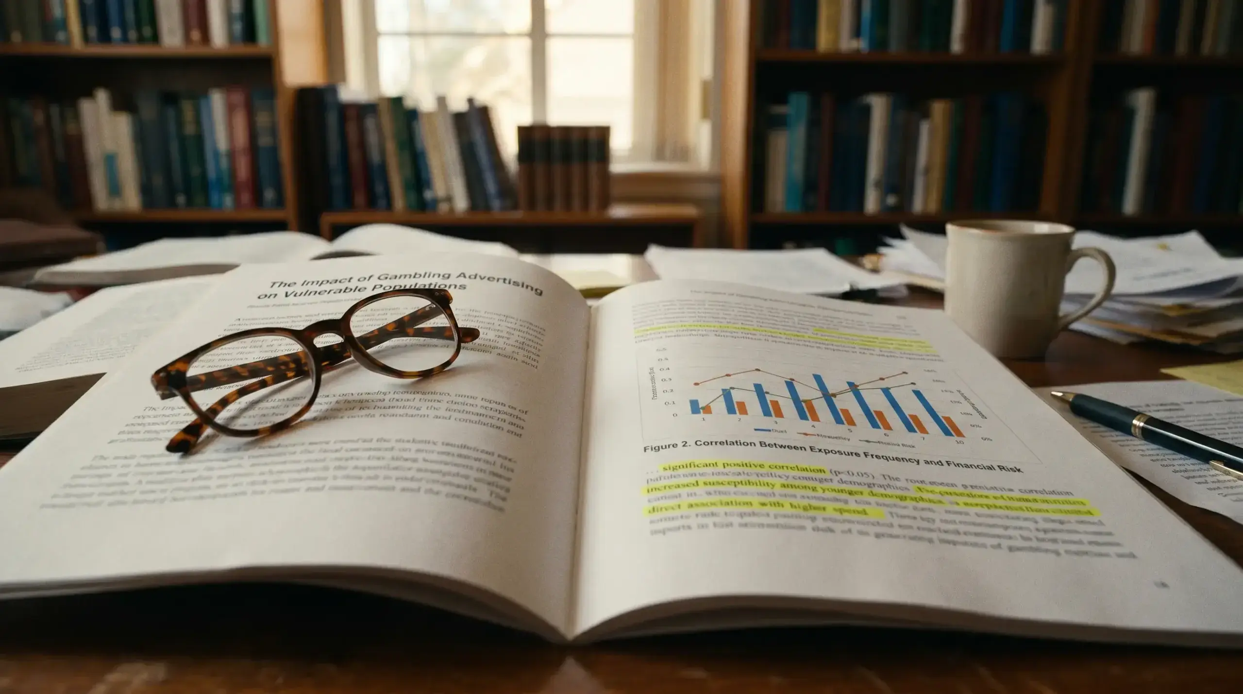 GambleAware research findings displayed showing effects of safer gambling adverts