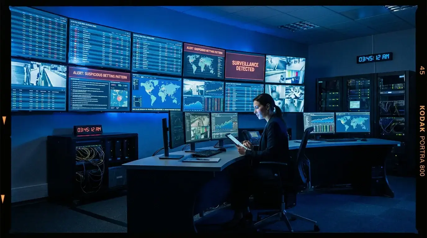 Real-time betting integrity monitoring system tracking suspicious ice hockey odds movements