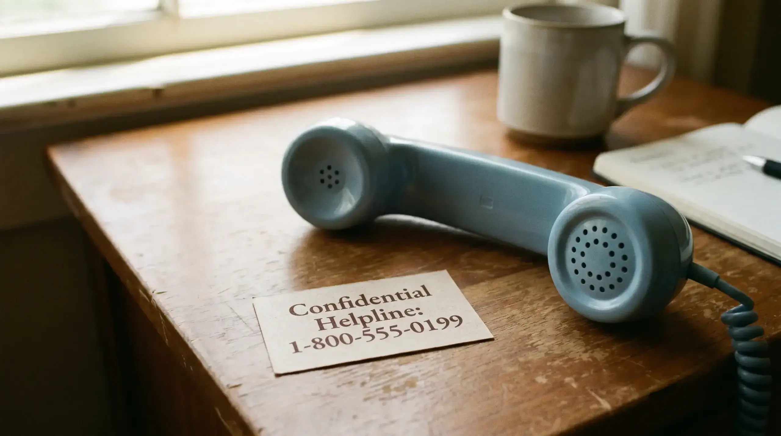 Person reaching out for gambling support through a confidential UK helpline service